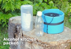 Alcohol packed